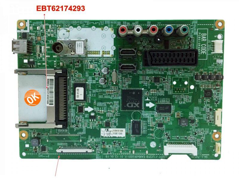 EBT62174293 , EAX64910001 , (1.0) , LG , 42LS3450 , MAİN BOARD