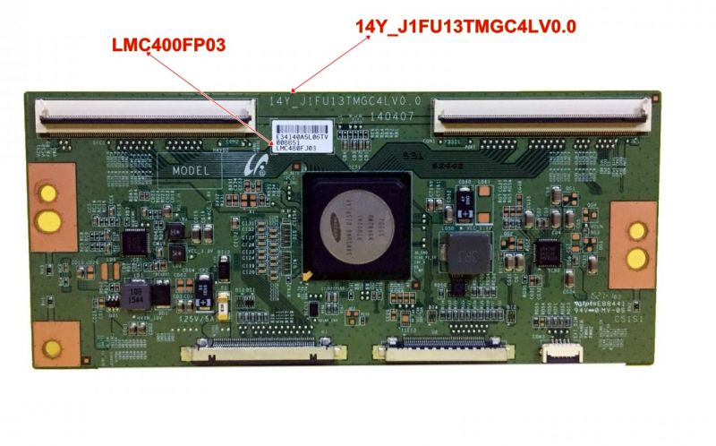 14Y_J1FU13TMGC4LV0.0, 140407, LMC400FP03, T-CON BOARD