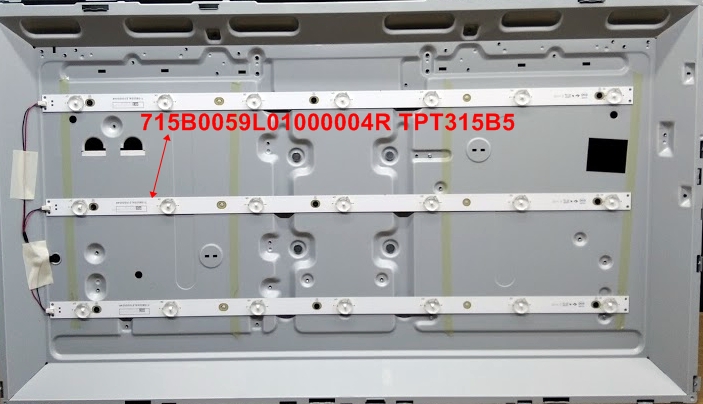 715B0059L01000004R ,GJ-2K15 DD2P5-315 D307-V1 01L68 32phk4309 12 led bar TPT315B5 