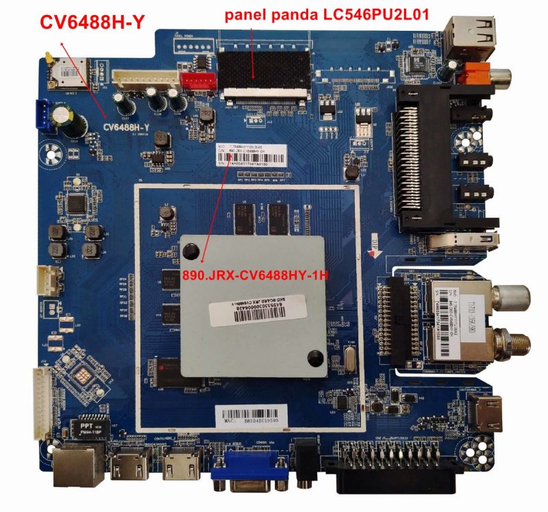 CV6488H-Y,890.JRX-CV6488HY-1H,SN055LDUCV6488H-Y-2H, Main Board