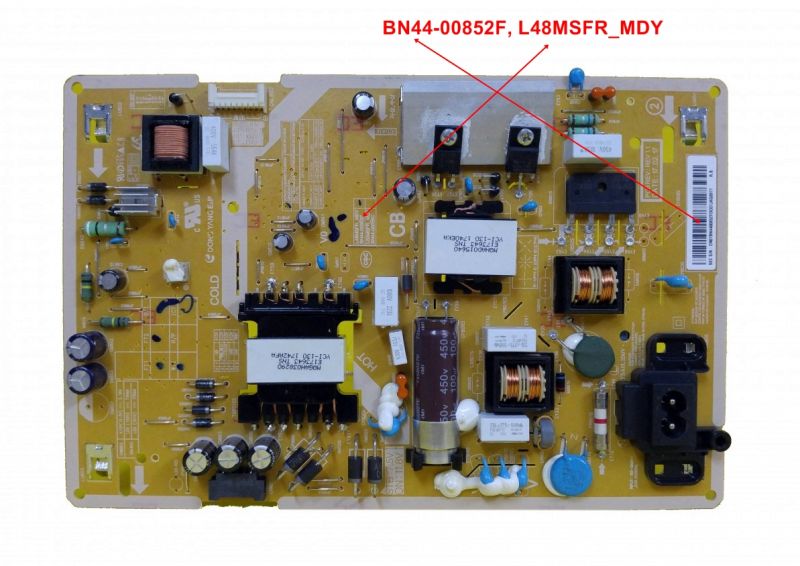 BN44-00852F, L48MSFR_MDY, UE40J5270DUXTK,UE40N5300AU, POWER BOARD