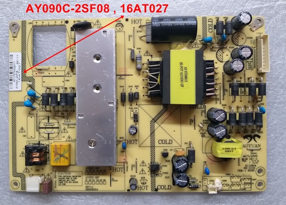 AY090C-2SF08 , 16AT027 , SUNNY , SN039LD71-S2 power board